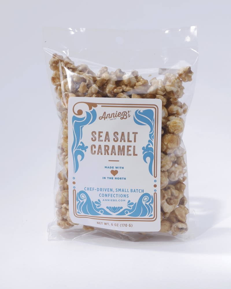 GuestSupply US | Annie B's Caramel Popcorn, Sea Salt